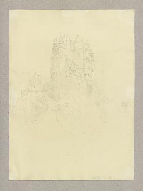 Nordansicht von Burg Eltz