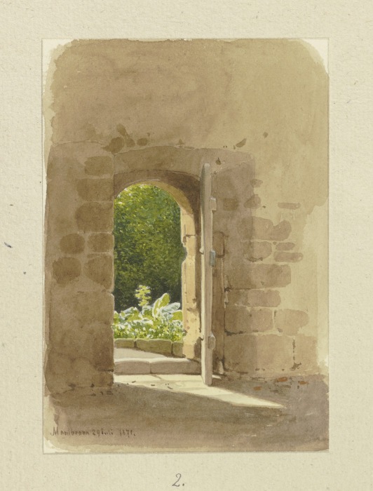 Portal in Maulbronn from Carl Theodor Reiffenstein