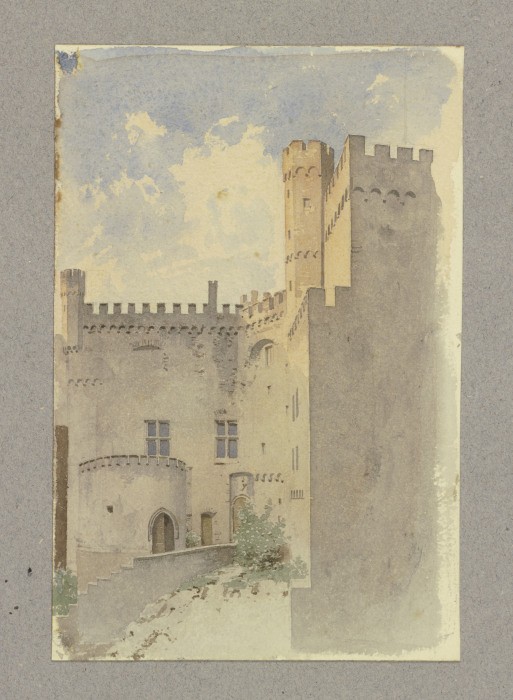 Schloss Braunfels (vor dem zweiten historistischen Ausbau ab 1880) from Carl Theodor Reiffenstein