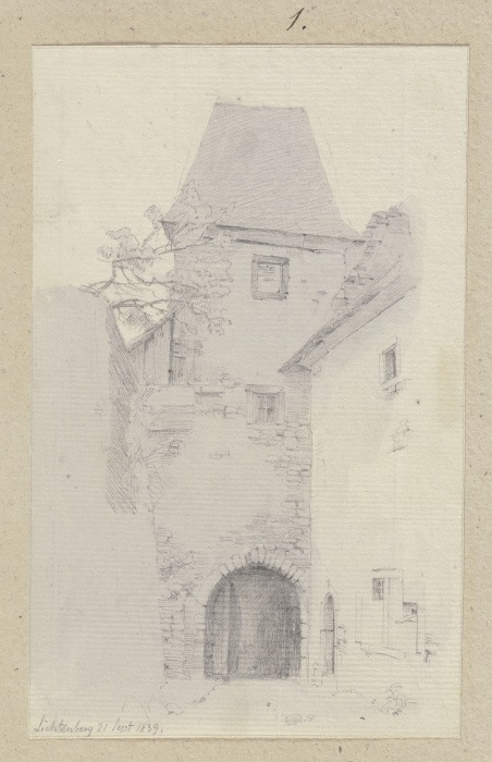Torhaus in Lichtenberg from Carl Theodor Reiffenstein