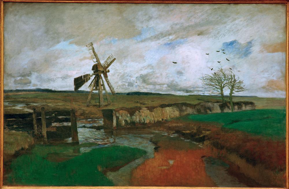Landschaft mit Windmühle from Carl Vinnen