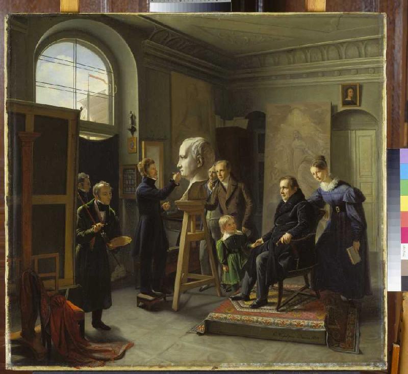 Ludwig Tieck, von David d'Angers porträtiert. from Carl Vogel von Vogelstein