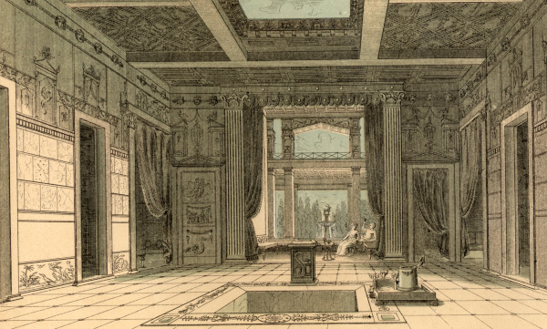 Pompeji, Haus des Sallust from Carl Votteler