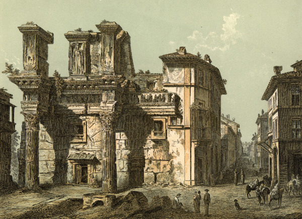 Rome , Forum of Nerva from Carl Votteler