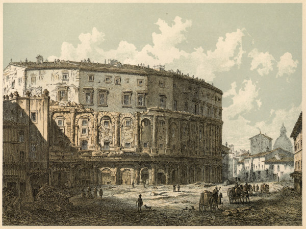 Theater des Marcellus in Rom from Carl Votteler