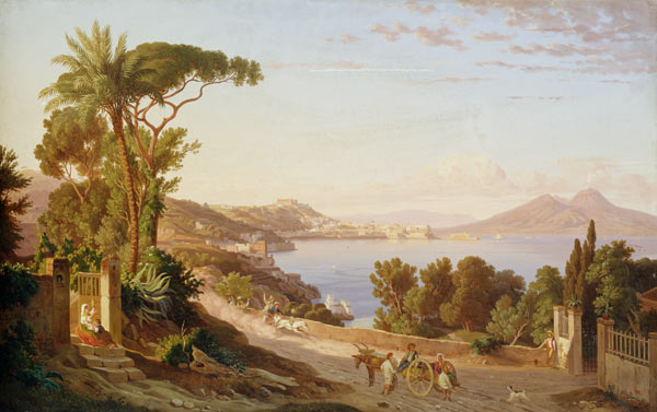 View of Naples from Carl Wilhelm Götzloff
