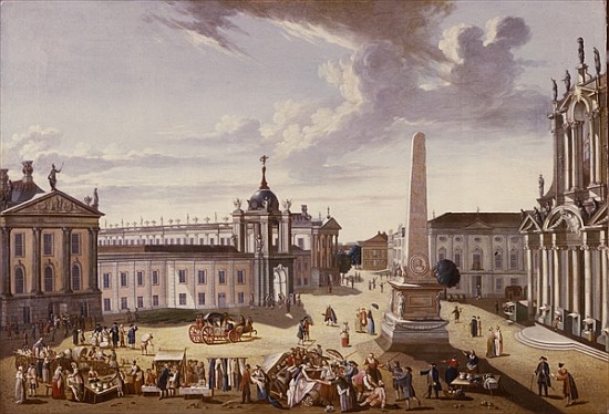 View of the Town Hall, 1772 (see also 330437) from Carl Christian Baron