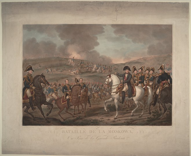 The Battle of Borodino on August 26, 1812 from Carle Vernet