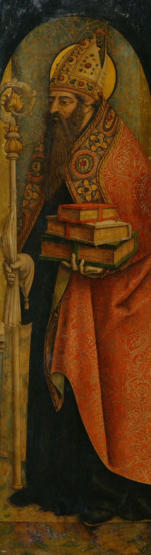 Saint Augustine from Carlo Crivelli