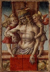 Der Leichnam Christi mit zwei Engeln from Carlo Crivelli