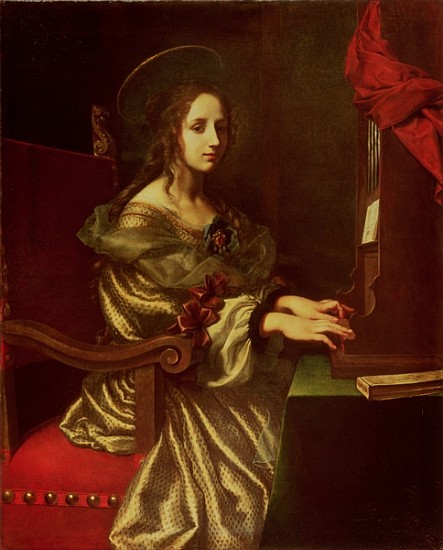 St. Cecilia (patron of musicians) from Carlo Dolci