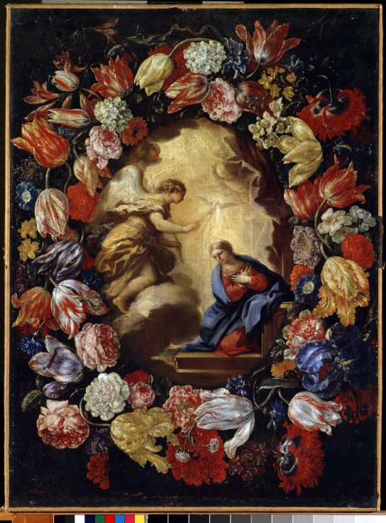 The Annunciation with flowers from Carlo Maratta