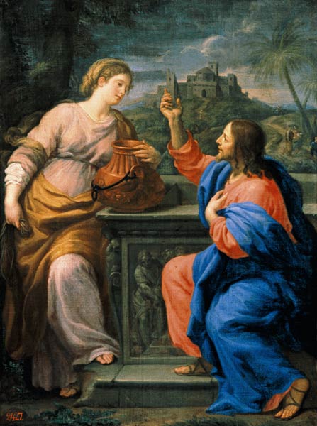 Christ and the Samaritan Woman at Jacob's Well from Carlo Maratta