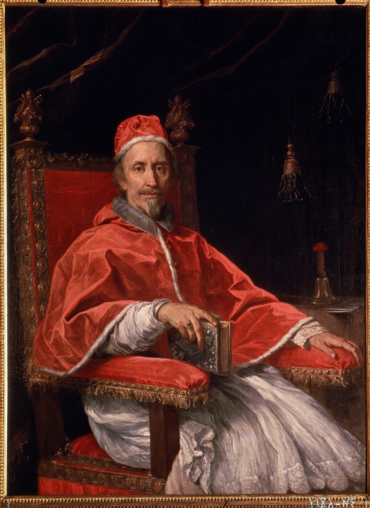 Portrait of Pope Clement IX (1600-1669) from Carlo Maratta