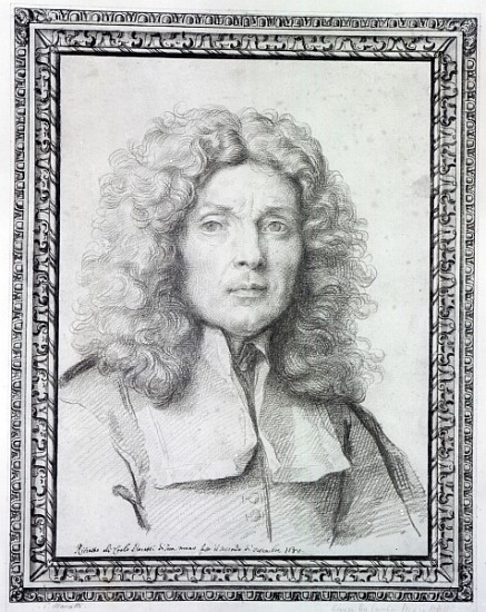 Self Portrait, 1684 (chalk on paper) from Carlo Maratti