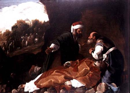 The Burial of St. Stephen from Carlo Saraceni