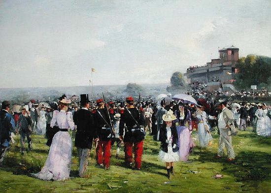 The End of the Races at Auteuil from Carlton Alfred Smith