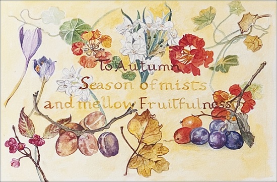 Ode to Autumn Keats from Caroline  Hervey-Bathurst