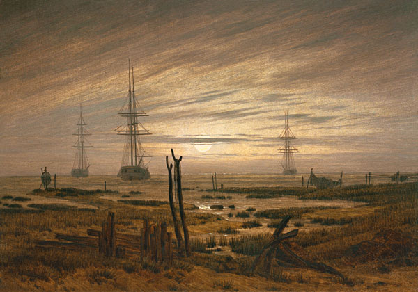 Schiffe auf der Reede from Caspar David Friedrich
