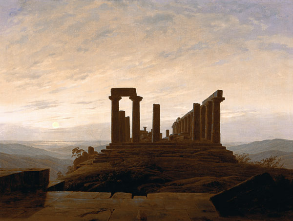 Der Junotempel in Agrigent. from Caspar David Friedrich