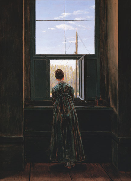 Frau am Fenster from Caspar David Friedrich