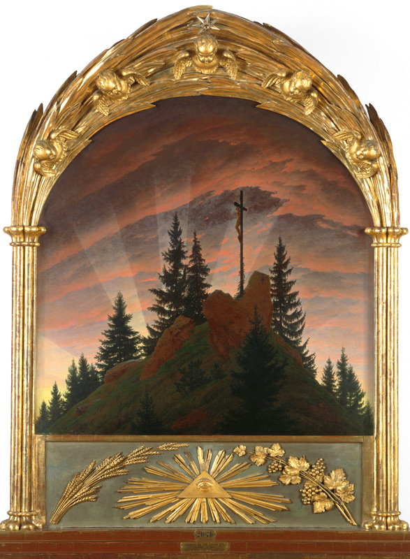 Das Kreuz im Gebirge from Caspar David Friedrich