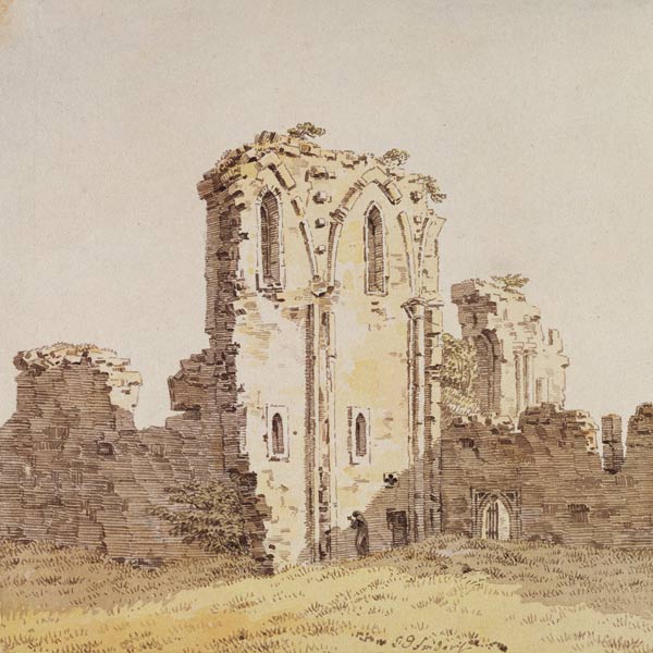 Monastery Ruins (Gothic Church Ruin) from Caspar David Friedrich