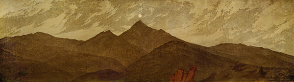 Mond über Riesengebirge from Caspar David Friedrich