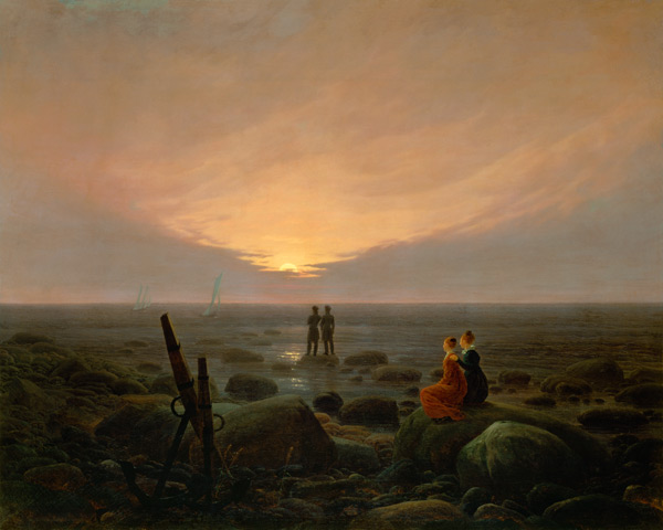 Mondaufgang am Meer from Caspar David Friedrich