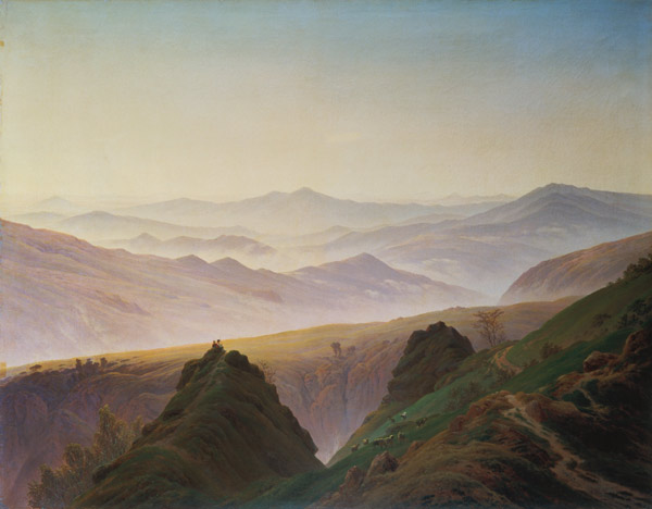 Morning in the Mountains from Caspar David Friedrich
