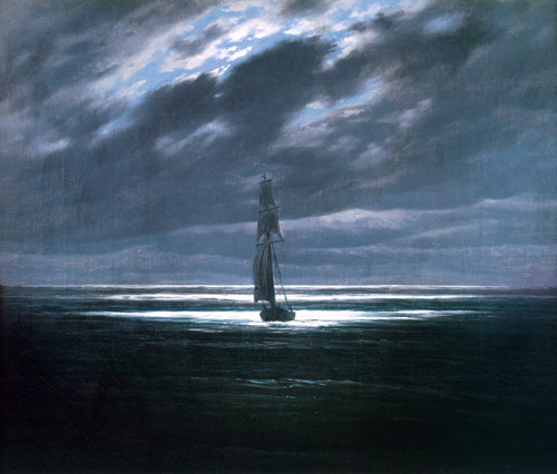 Seestück bei Mondschein from Caspar David Friedrich