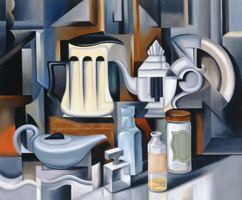 Still Life with Teapots from Catherine  Abel