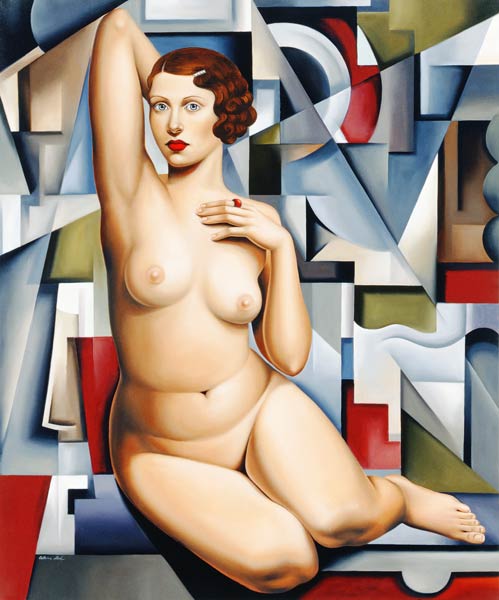 Seated Cubist Nude from Catherine  Abel