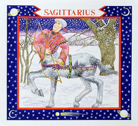 Sagittarius (w/c on paper)  from Catherine  Bradbury