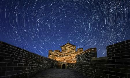 Sternspuren auf der Chinesischen Mauer