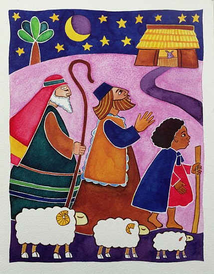 The Shepherds Journey to Bethlehem  from Cathy  Baxter