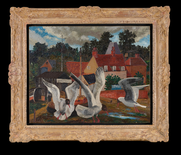 Pin Mill and Black-Headed Gulls from Cedric Morris