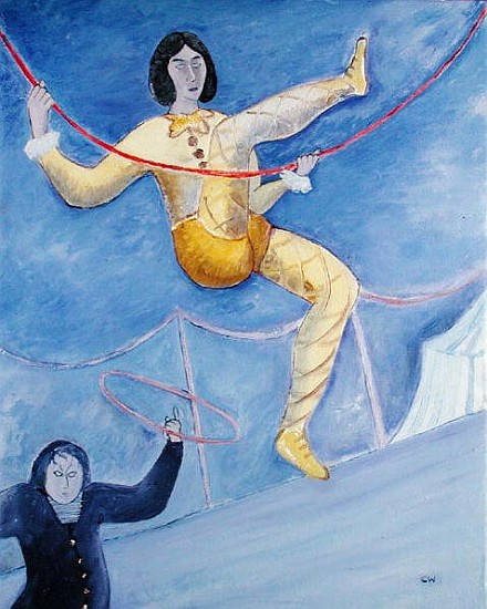 The Acrobat, 1983 (oil on canvas)  from Celia  Washington