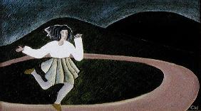Round and Round, 1988 (oil on canvas) 