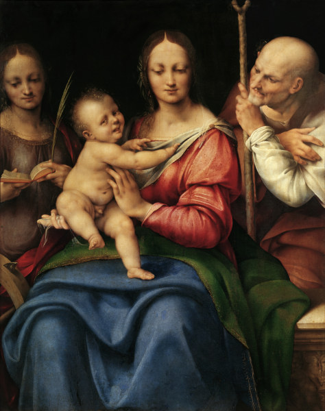 Cesare da Sesto / Mary & Child, Joseph from Cesare da Sesto