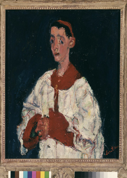 Altar boy / painting from Chaim Soutine