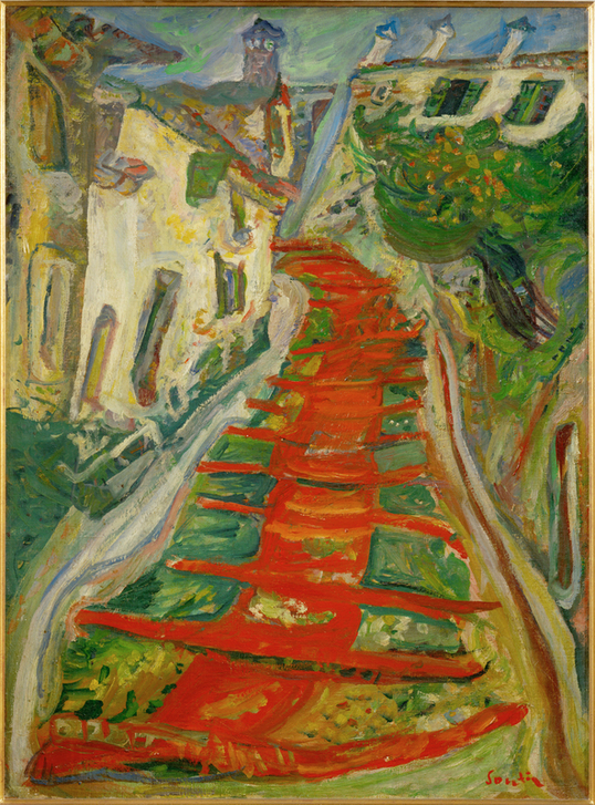 Red Steps in Cagnes from Chaim Soutine