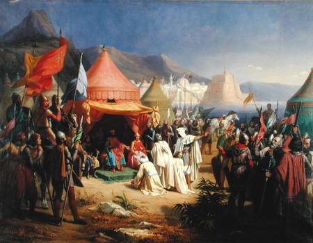 The Taking of Tripoli, April 1102 from Charles Alexandre Debacq