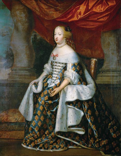 Portrait of Marie-Therese (1638-83) of Austria from Charles Beaubrun
