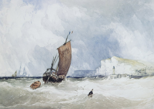 The Pilot Boat off Fecamp, Normandy from Charles Bentley