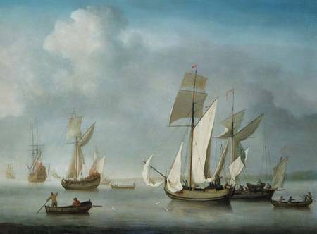 Becalmed off the Coast from Charles Brooking