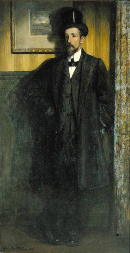Portrait of Lucien Simon (1864-1945) from Charles Cottet