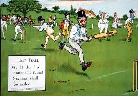 Lost Ball (34), from 'Laws of Cricket'