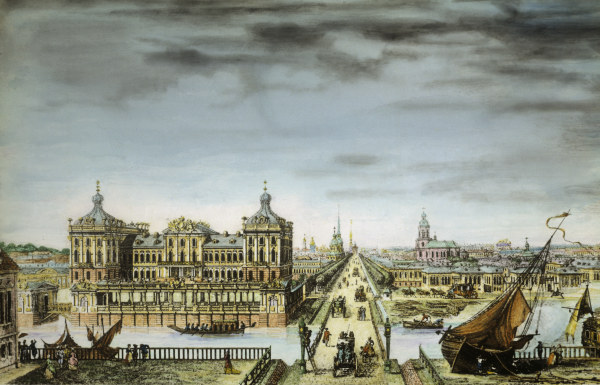 St. Petersburg , Anichkov Palace from Charles de Lespinasse