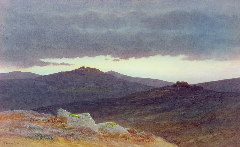 Abenddämmerung über Dartmoor from Charles Edward Jr. Brittan